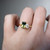 S831-HARRIET-YG-NVST3458 - Ring on Hand