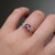 S819-FLORA-YG-NVST3482 - Ring on Hand