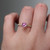 S804-VICTORIA-RG-NVST3481 - Ring on Hand