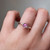S828-SYLVIA-RG-NVST3481 - Ring on Hand