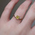 S815-LYDIA-YG-NVST3468 - Ring on Hand