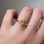 S828-SYLVIA-YG-NVST3468 - Ring on Hand