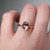 S801-LEAH-RG-NVSTL3517 - Ring on Hand