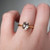 S801-LEAH-YG-NVSTL3516 - Ring on Hand
