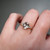 S817-CLARA-RG-NVSTL3516 - Ring on Hand
