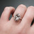 S832-ALEXANDRA-RG-NVSTL3516 - Ring on Hand