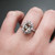 S832-ALEXANDRA-WG-NVSTL3515 - Ring on Hand