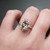 S832-ALEXANDRA-RG-NVSTL3515 - Ring on Hand