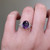S823-FLEUR-WG-NVSTL3508 - Ring on Hand