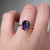 S826-CELINE-YG-NVSTL3508 - Ring on Hand