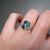 S817-CLARA-YG-NVSTL3123 - Ring on Hand
