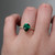 S804-VICTORIA-YG-NVSTEL3501 - Ring on Hand