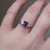 S815-LYDIA-RG-NVSTL3053 - Ring on Hand