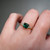 S817-CLARA-YG-NVSTEL3045 - Ring on Hand
