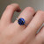 S807-SERENITY-WG-NVSTL3522 - Ring on Hand