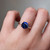 S828-SYLVIA-RG-NVSTL3522 - Ring on Hand