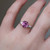 S815-LYDIA-WG-NVSTL3050 - Ring on Hand