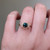 S823-FLEUR-YG-NVST3587 - Ring on Hand