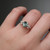 S819-FLORA-YG-NVST3567 - Ring on Hand