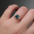 S819-FLORA-YG-NVST3565 - Ring on Hand