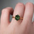 S826-CELINE-YG-NVST3535 - Ring on Hand
