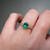 S817-CLARA-WG-NVSTE3613 - Ring on Hand