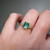 S817-CLARA-YG-NVSTE3647 - Ring on Hand