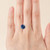 2.41 ct Round Blue Lab Sapphire - Nolan and Vada