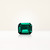 0.61 ct Emerald Cut Green Lab Emerald - Nolan and Vada
