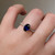 S807-SERENITY-RG-NVSTL3701 - Ring on Hand