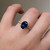 S807-SERENITY-RG-NVSTL3700 - Ring on Hand