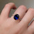 S807-SERENITY-YG-NVSTL3699 - Ring on Hand