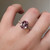 S807-SERENITY-RG-NVSTL3665 - Ring on Hand