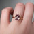 S826-CELINE-RG-NVSTL3665 - Ring on Hand