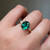 S811-FAYE-YG-NVSTEL3662 - Ring on Hand