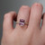 S804-VICTORIA-RG-NVSTL3667 - Ring on Hand