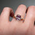 S814-TRINITY-YG-NVSTL3667 - Ring on Hand