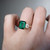S831-HARRIET-RG-NVSTEL3690 - Ring on Hand
