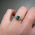 S817-CLARA-WG-NVSTEL3676 - Ring on Hand
