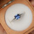 Aria - 1.16ct Radiant Blue Sapphire Engagement Ring - [S822-ARIA-NVST2901]