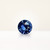 1.09 ct Round Blue Sapphire - Nolan and Vada
