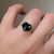 S807-SERENITY-WG-NVST3742 - Ring on Hand