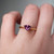 S801-LEAH-YG-NVST3752 - Ring on Hand