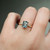 S806-ALICE-YG-NVST3749 - Ring on Hand