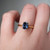 S826-CELINE-YG-NVSTL3716 - Ring on Hand