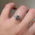 S807-SERENITY-YG-NVSTL3710 - Ring on Hand