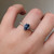 S807-SERENITY-RG-NVSTL3712 - Ring on Hand