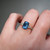 S817-CLARA-WG-NVST3723 - Ring on Hand