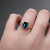 S824-ZARA-RG-NVST3739 - Ring on Hand