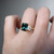 S831-HARRIET-YG-NVSTL3597 - Ring on Hand